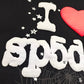 SP5DER I HEART SP5 SOUVENIR HOODIE BLACK