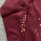 SP5DER NOCTURNAL HIGHWAY HOODIE BURGUNDY