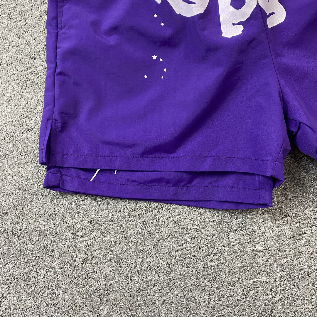 SP5DER OG WEB DOUBLE LAYER SHORT PURPLE