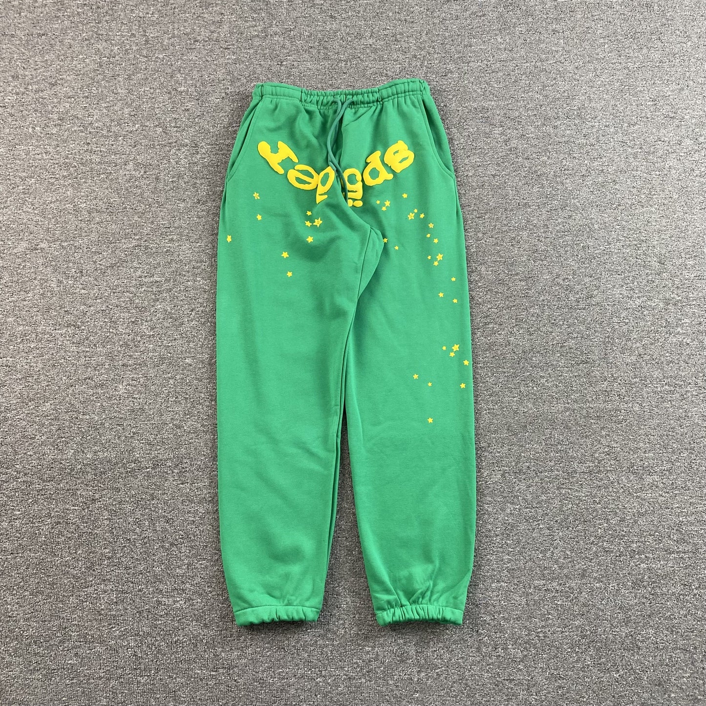 SP5DER STAR OG WEB V2 SWEATPANTS SLIME GREEN