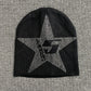 SP5DER STAR RHINESTONE SKULLY BLACK