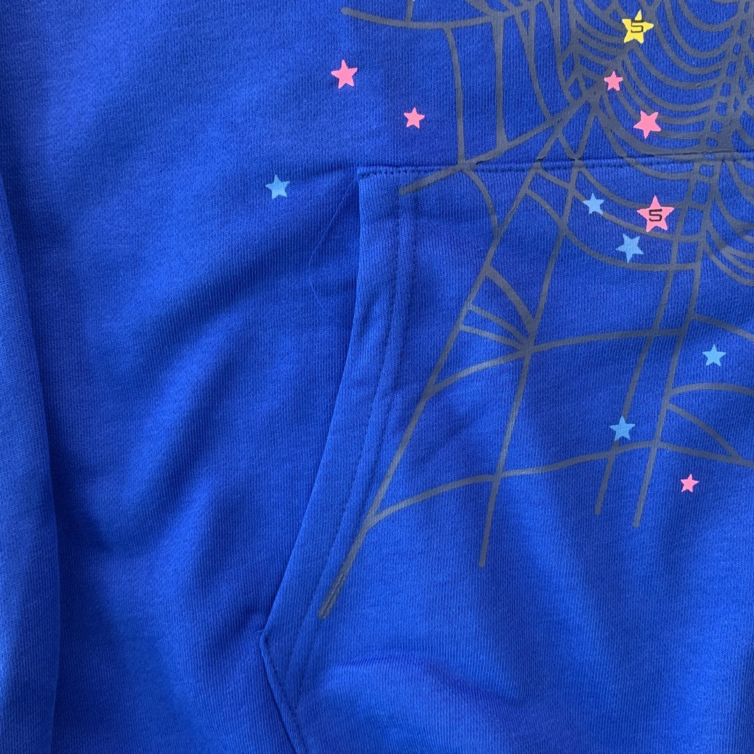 SP5DER TC HOODIE BLUE