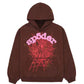 SP5DER WEB HOODIE BROWN