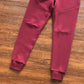 NIKE TECH FLEECE PANTS x BURGUNDY