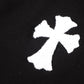CHROME HEARTS WOOL WHITE CROSS SWEATSHIRT BLACK