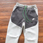 NIKE TECH FLEECE PANTS x GREY/BLACK/GREEN