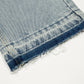 CHROME HEARTS CROSS PATCH JEANS VINTAGE BLUE