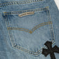 CHROME HEARTS X LEVI'S CROSS PATCH JEANS