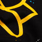 CHROME HEARTS PAINT DRIP YELLOW CROSS SWEATSHIRT BLACK