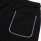 CHROME HEARTS WHITE EMBROIDERY SHORTS BLACK