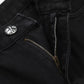 CHROME HEARTS YELLOW CROSS PATCH JEANS BLACK