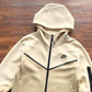 NIKE TECH FLEECE HOODIE x BEACH BROWN